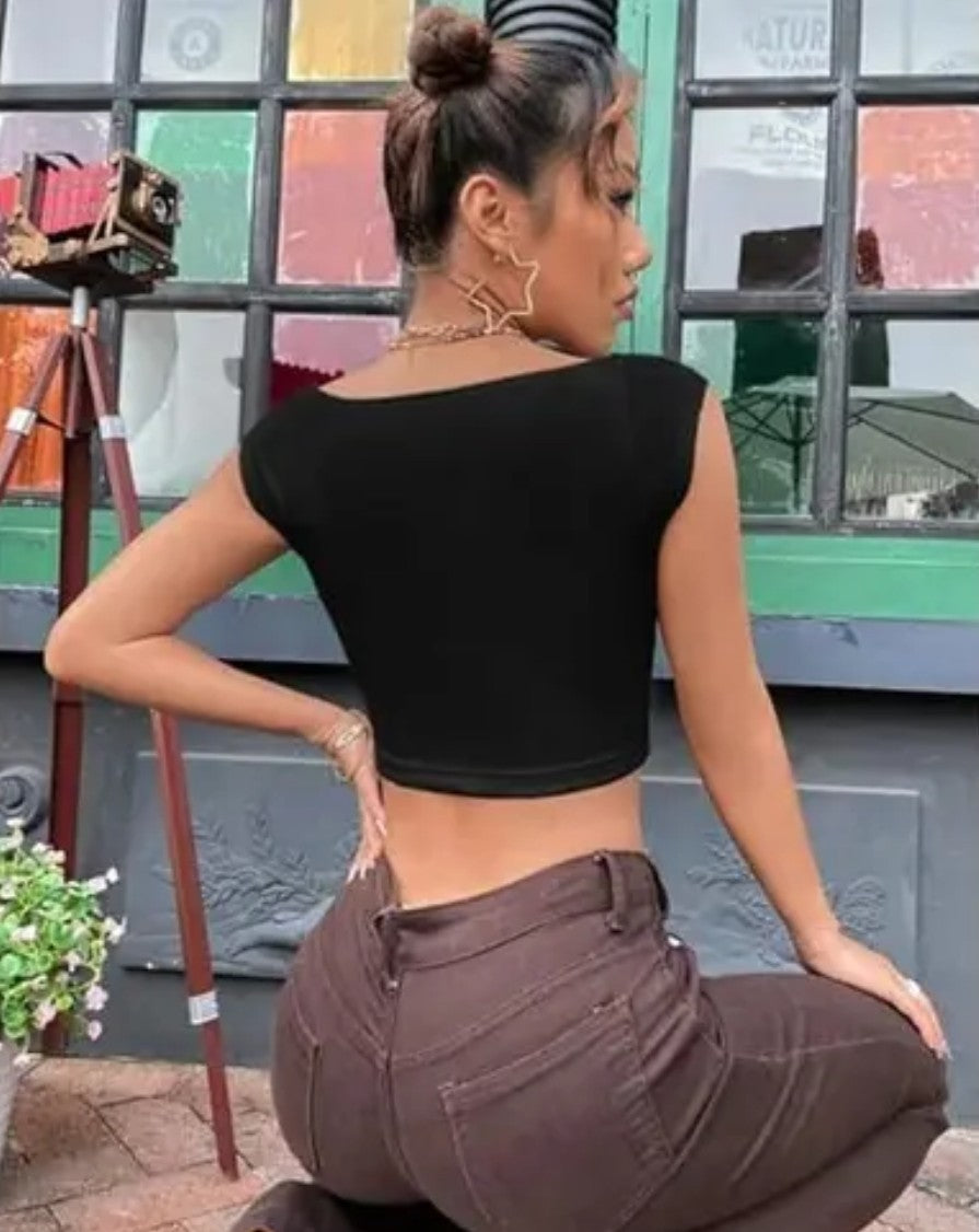 Sweetheart neck top