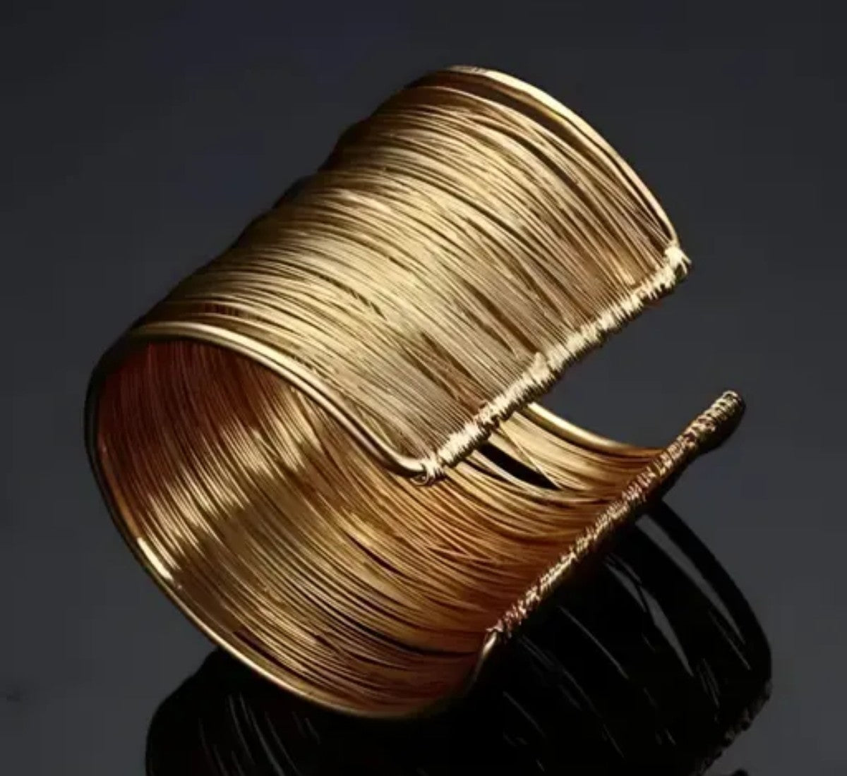 Gold wire tuff bracelets