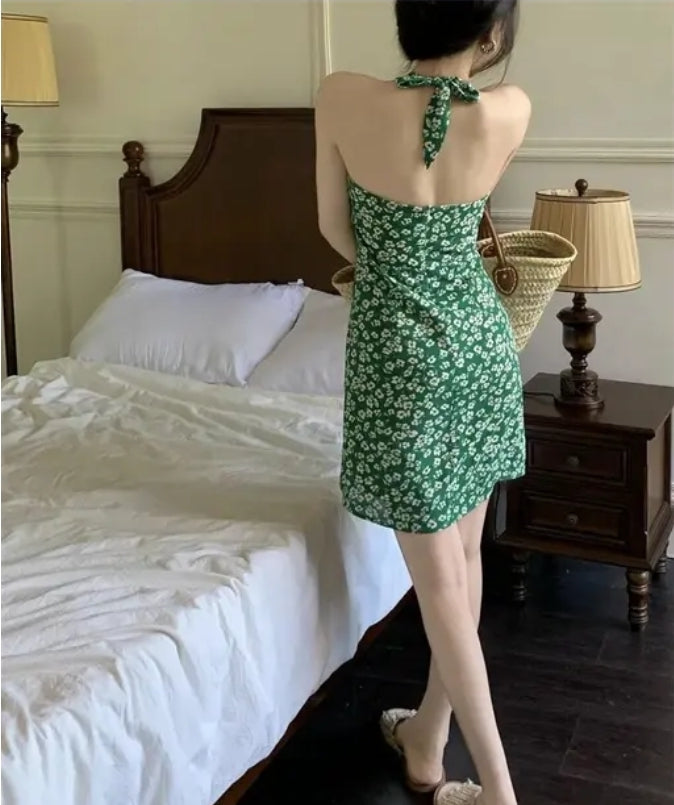 Halter neck dress