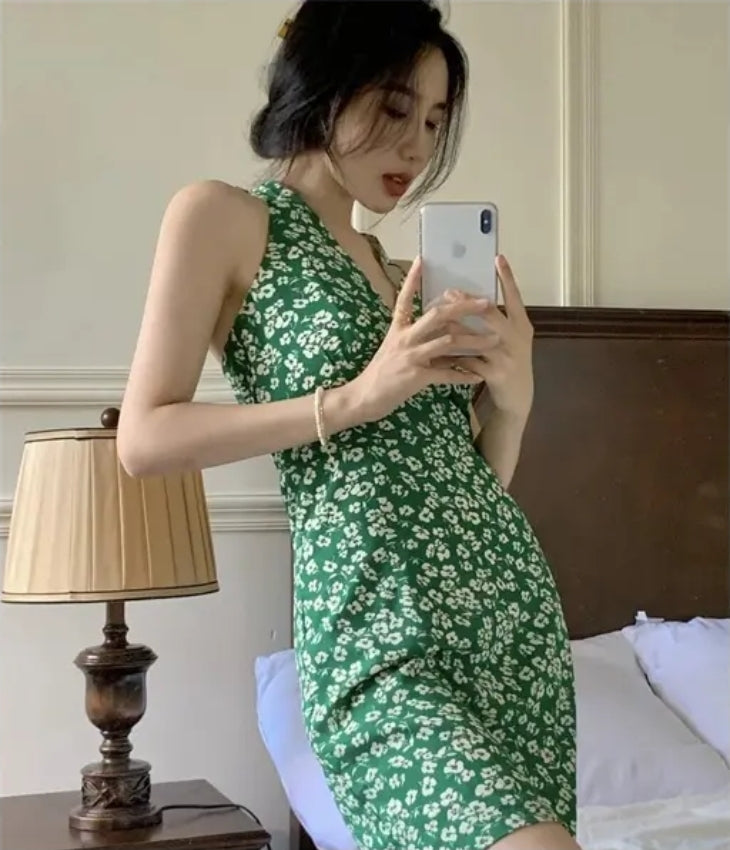 Halter neck dress