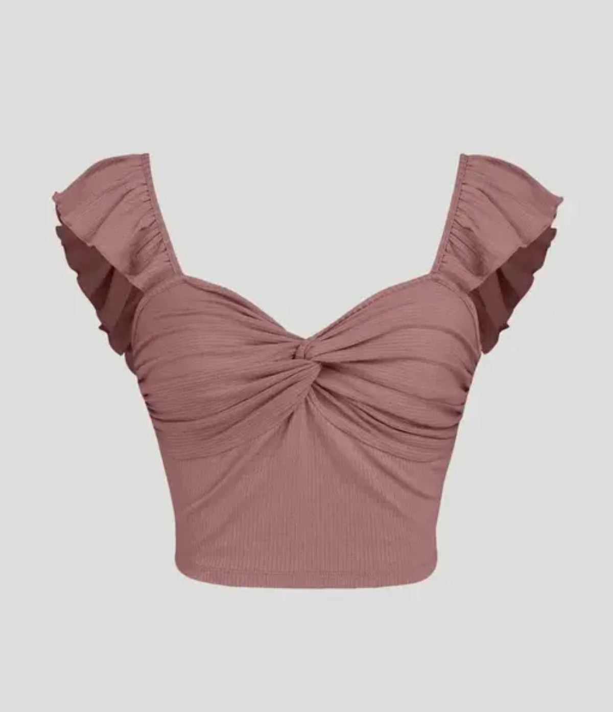 Butterfly front knot top