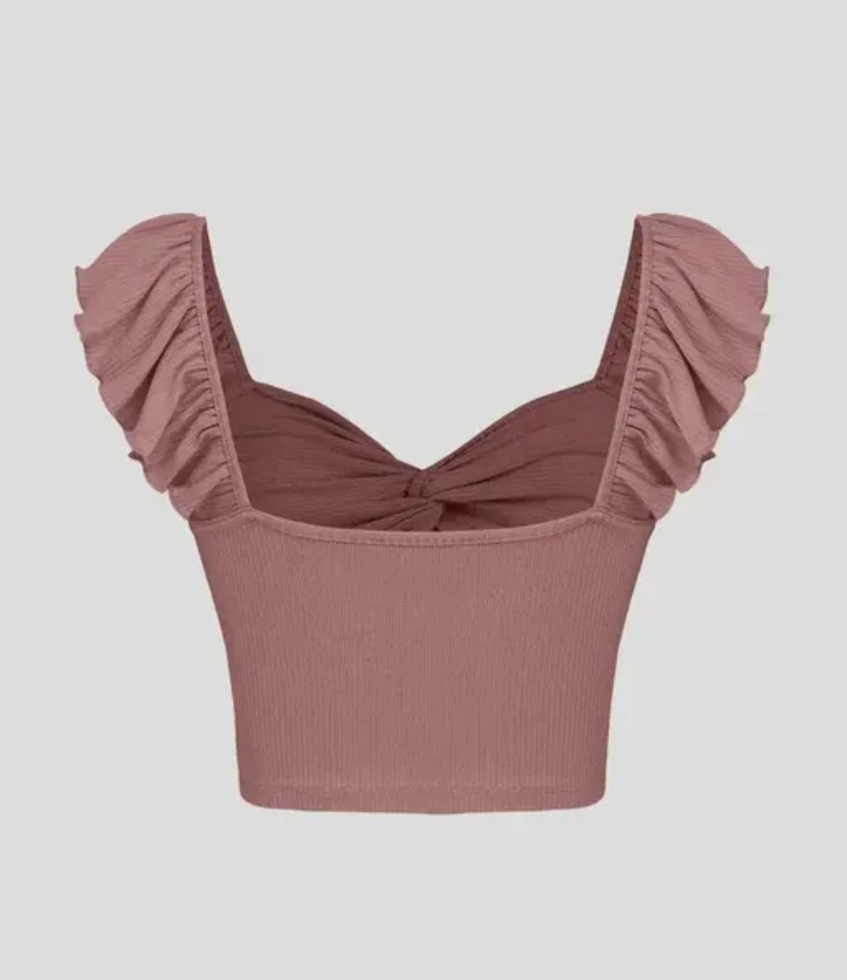 Butterfly front knot top