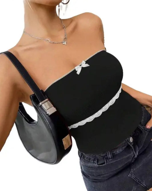 Bow tube top
