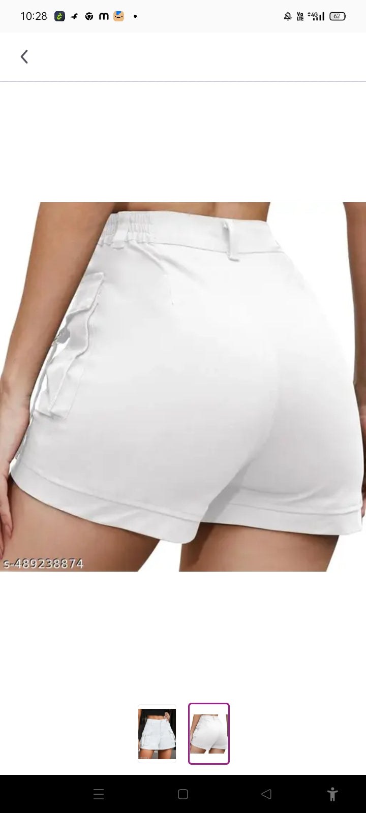 White shorts