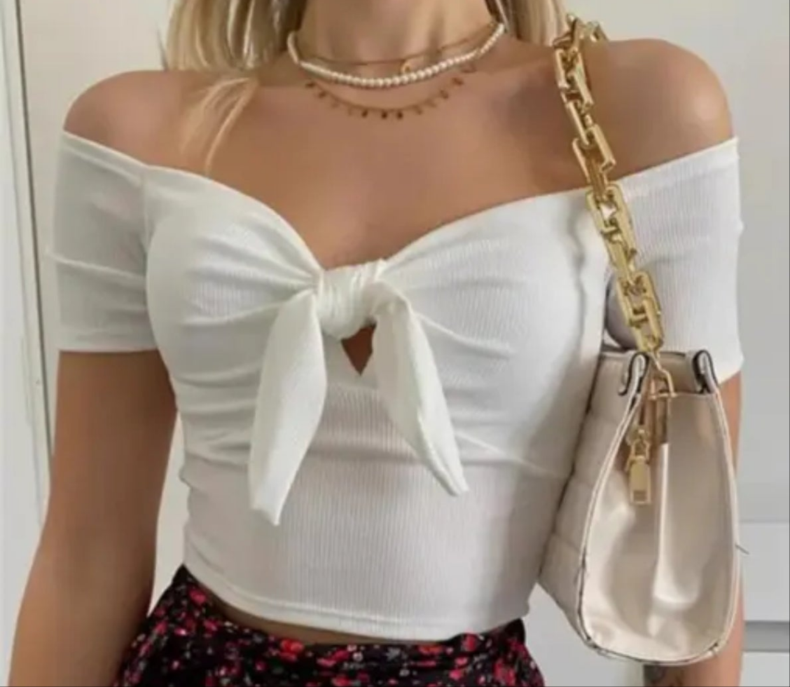 Front knot top