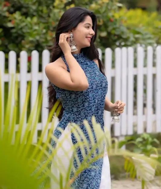 BACKLESS KURTI