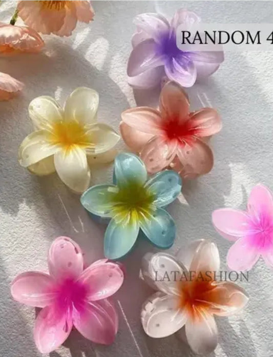 Flower claw clip 🌸