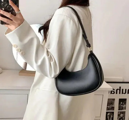 Black shoulder bag