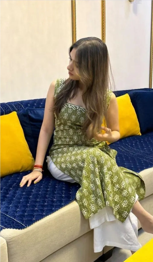 SQUARE NECK KURTI✨️