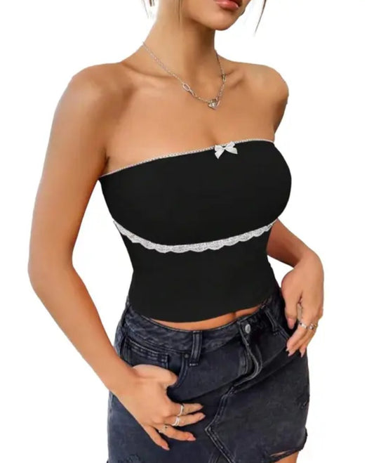 Bow tube top